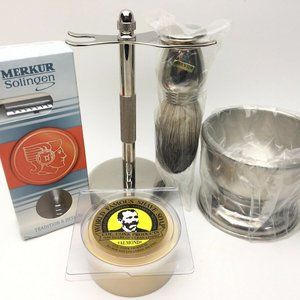 Premium Shave Grooming Safety Razor Set Colonel Ichabod Conk Distressed Box C29